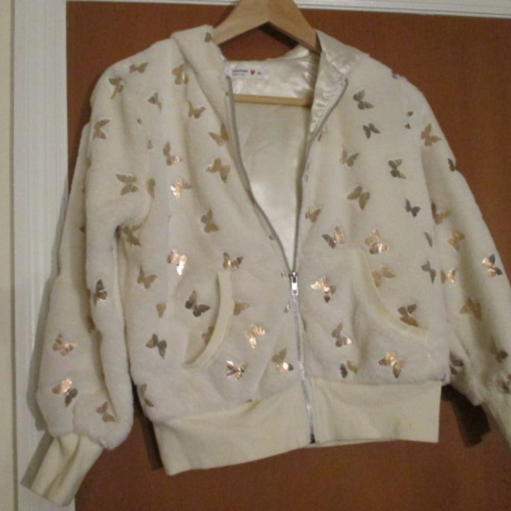 Faux fur girls Jacket